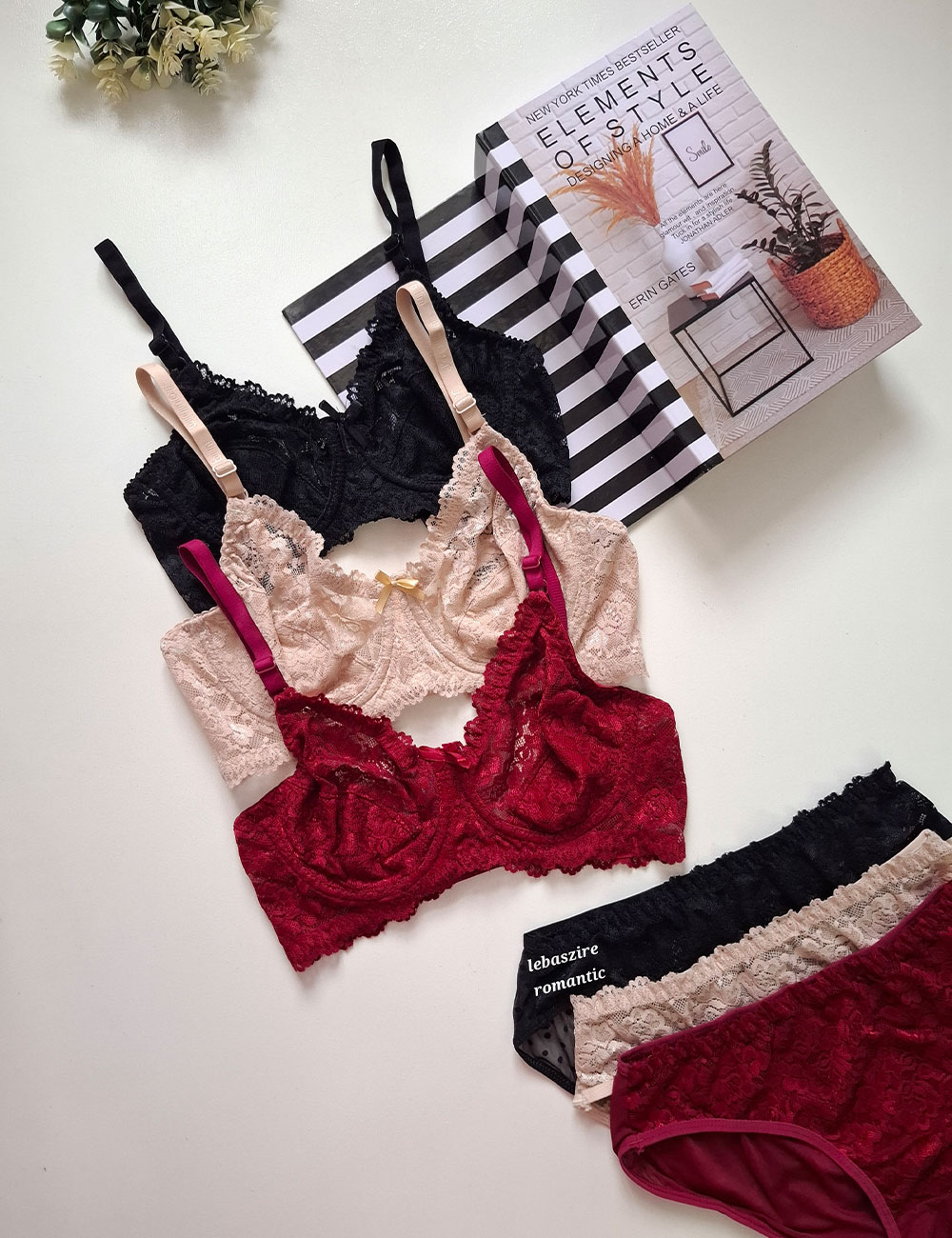 set-89 ست تورطرح گل ژوبین کد98 - Image 1